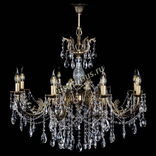 Люстра бронзовая Кассандра Алфея №8/1 журавлик в Воронеже Гусь Хрустальный