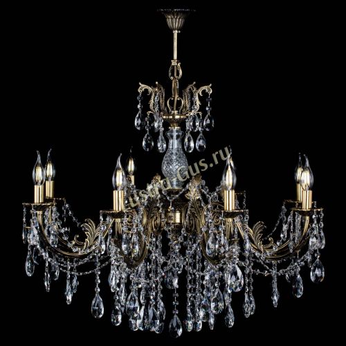 Люстра бронзовая Кассандра Алфея №8/1 журавлик в Воронеже Гусь Хрустальный