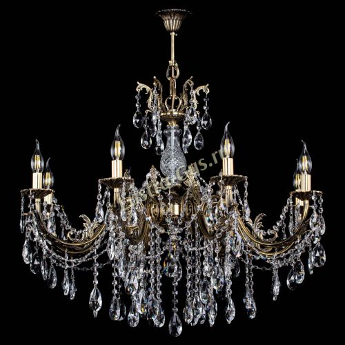 Люстра бронзовая Кассандра Алфея №8/1 журавлик в Воронеже Гусь Хрустальный