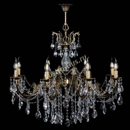 Люстра бронзовая Кассандра Алфея №8/1 звездочка в Воронеже Гусь Хрустальный