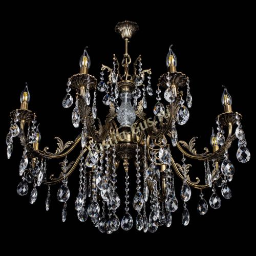 Люстра бронзовая Кассандра Алфея №8/2 баден в Воронеже Гусь Хрустальный