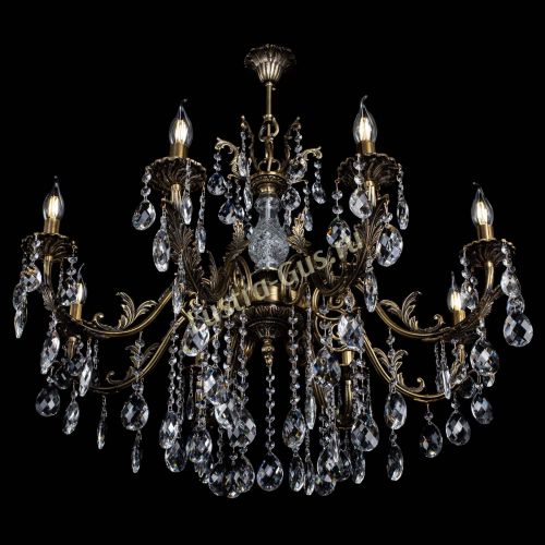 Люстра бронзовая Кассандра Алфея №8/2 баден в Воронеже Гусь Хрустальный