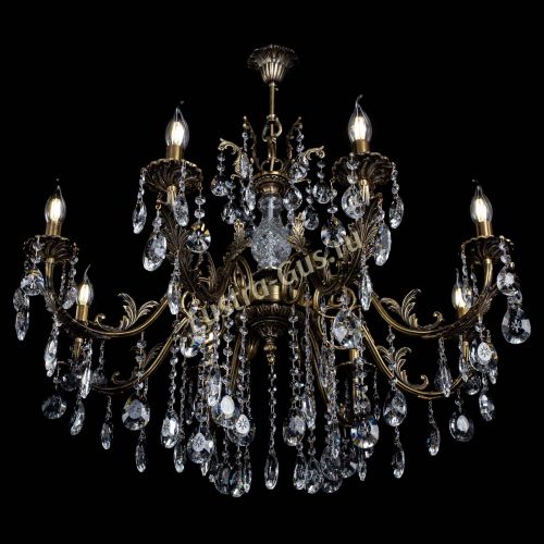 Люстра бронзовая Кассандра Алфея №8/2 звездочка в Воронеже Гусь Хрустальный