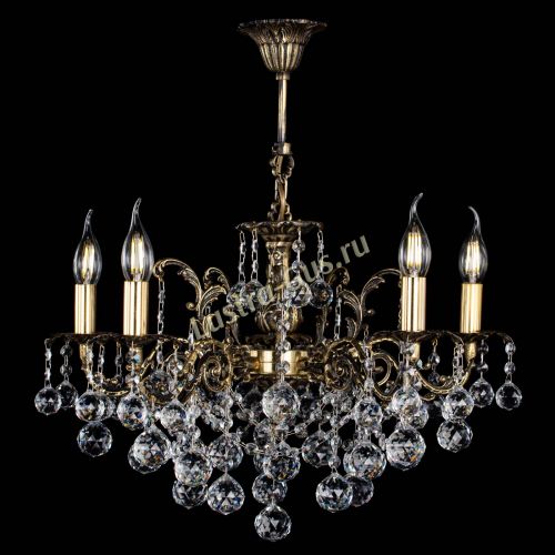 Люстра бронзовая Муза №5 шар в Воронеже Гусь Хрустальный