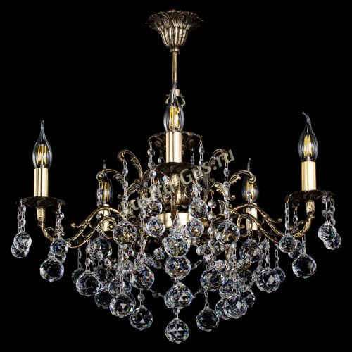 Люстра бронзовая Муза №5 шар в Воронеже Гусь Хрустальный