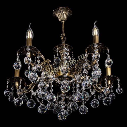 Люстра бронзовая Муза №5 шар в Воронеже Гусь Хрустальный