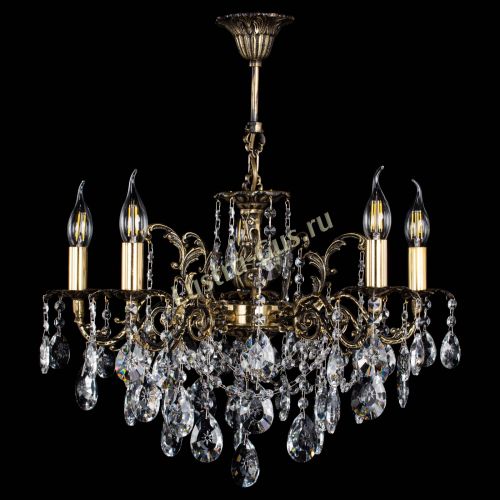 Люстра бронзовая Муза №5 звездочка в Воронеже Гусь Хрустальный