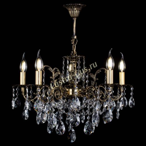 Люстра бронзовая Муза №5 звездочка в Воронеже Гусь Хрустальный