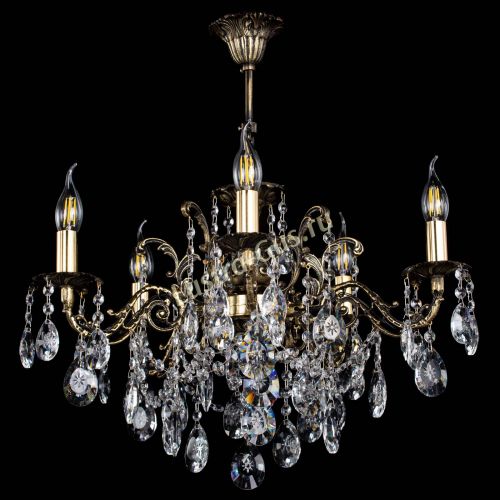 Люстра бронзовая Муза №5 звездочка в Воронеже Гусь Хрустальный