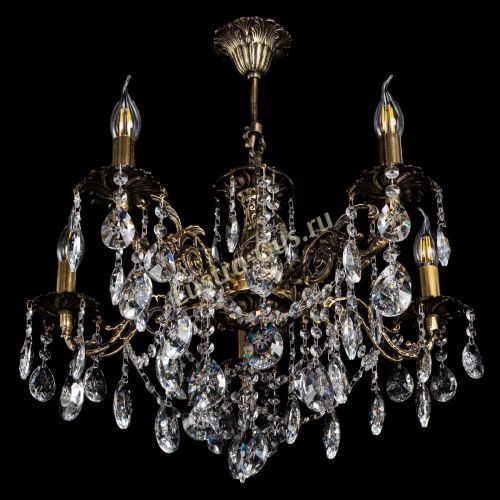 Люстра бронзовая Муза №5 звездочка в Воронеже Гусь Хрустальный