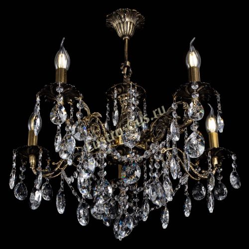 Люстра бронзовая Муза №5 звездочка в Воронеже Гусь Хрустальный